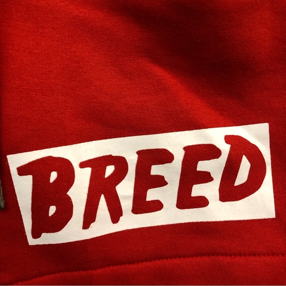The Lost Breed Tiger Mouth Fleece Training Sweat Shorts Men’s Red White Small - Picture 8 of 14